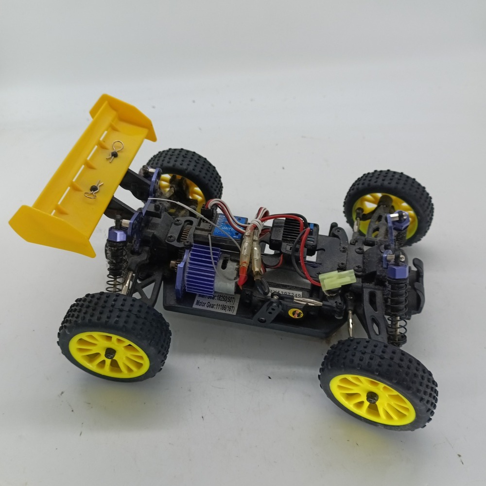 HSP 1/16 Scale 4WD RC Buggy Roller Chassis Brushed Motor Aluminum Parts AS IS
